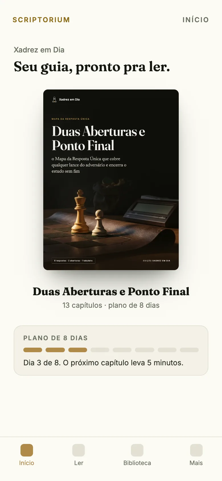 Capa do ebook Duas Aberturas e Ponto Final